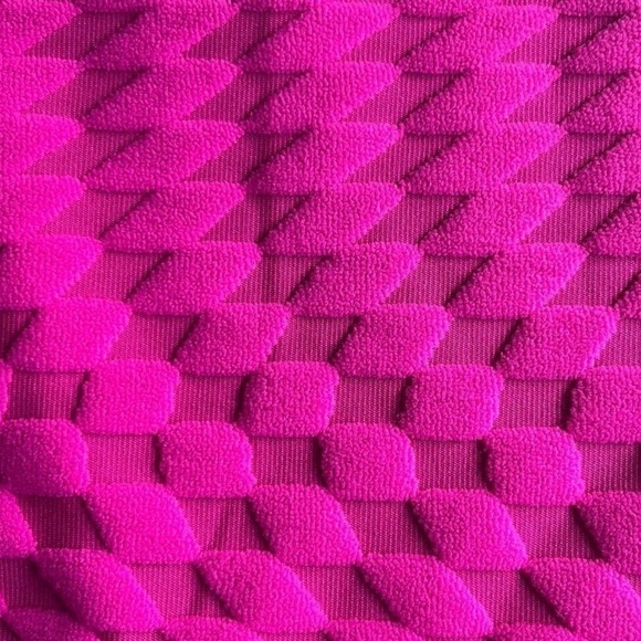 NWT Good‎ American Pink Jacquard Bikini Bottom - Picture 7 of 10